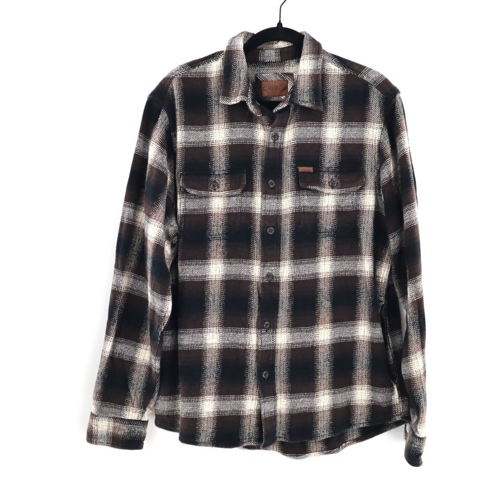 Orvis Performance Plaid Flannel Shirt for Hiking Camping Outdoors