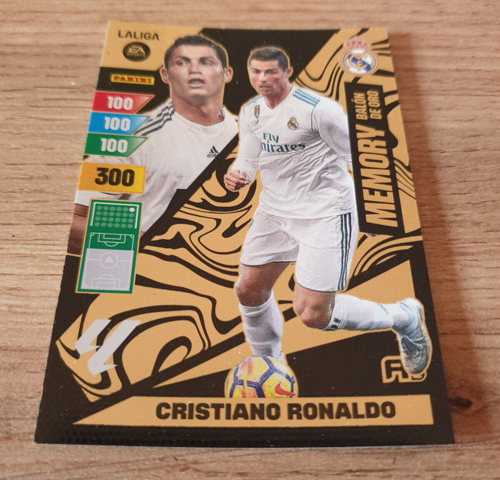 CRISTIANO RONALDO MEMORY BALLON D'ORO ADRENALYN XL LA LIGA 2023 2024 REAL MADRID