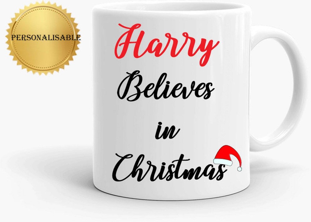 Personalised Text Mug Custom Photo Name Mug Logo Christmas Birthday Gift