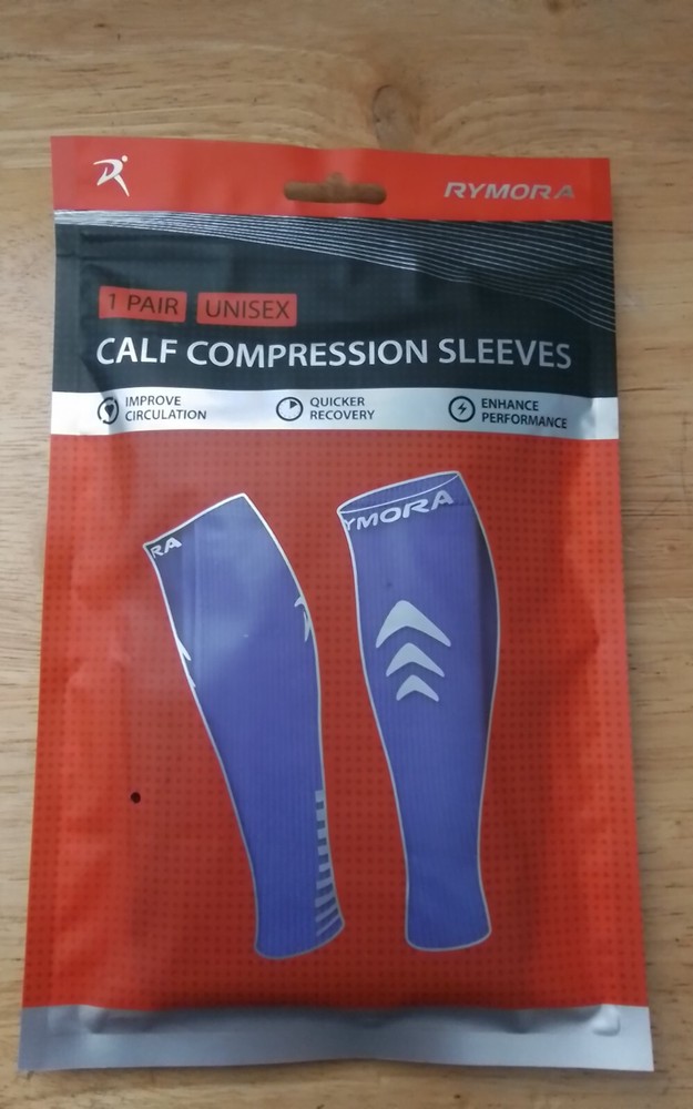 Rymora Large Purple Calf Compression Sleeves 1 Pair