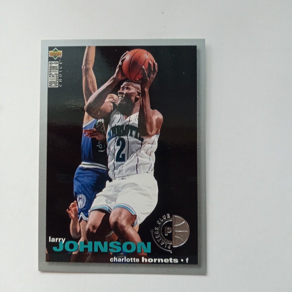 1995-96 Collectors Choice Players Club Larry Johnson Card #2 NBA Basketball