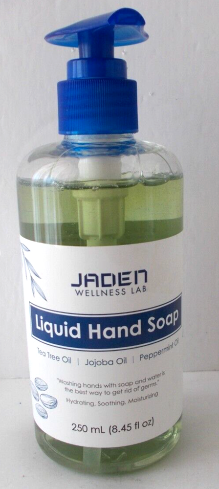 JADEN Wellness Tea Tree Oil Liquid Soap with Jojoba & Peppermint 8.45 oz