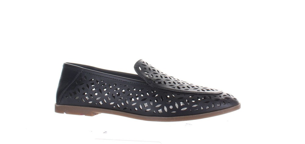 Franco Sarto Womens Berta Black Loafers Size 6 (7803630)