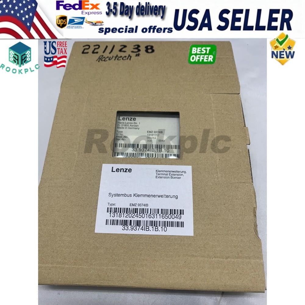 Lenze EMZ9374IB Digital I/O Expansion / Terminal Extension Module