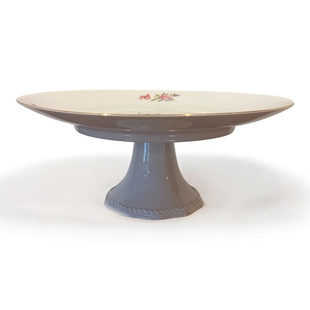 Princess House Bavaria Germany Pedestal Cake Plate