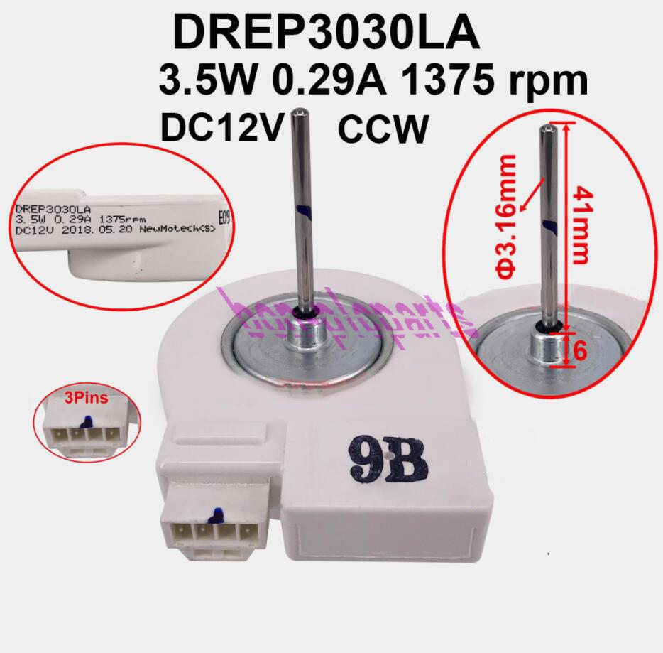 New 1PCS For Samsung Refrigerator fan motor DREP3030LA