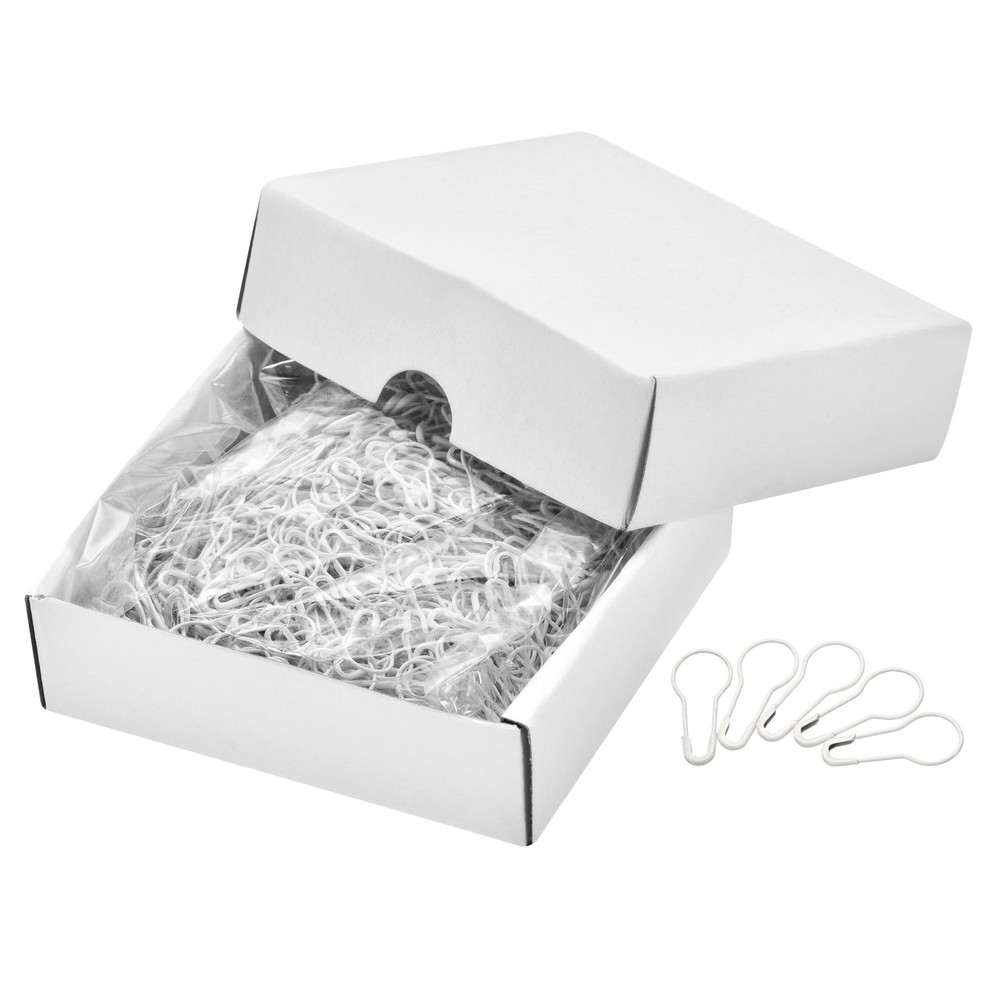 2000 Pcs White Metal Safety Pins 0.87 Inch for Sewing Art Craft DIY  