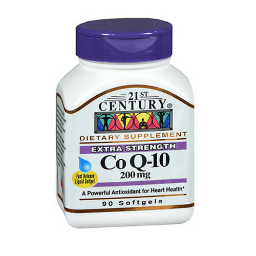 Co Q10 Softgels Extra Strength 200 mg 90 Caps By 21st Century
