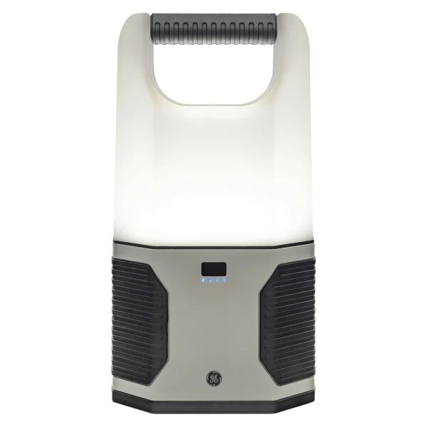 GE 1500 Lumen Dual Powered LED Rechargeable Slimline Lantern, 10.2