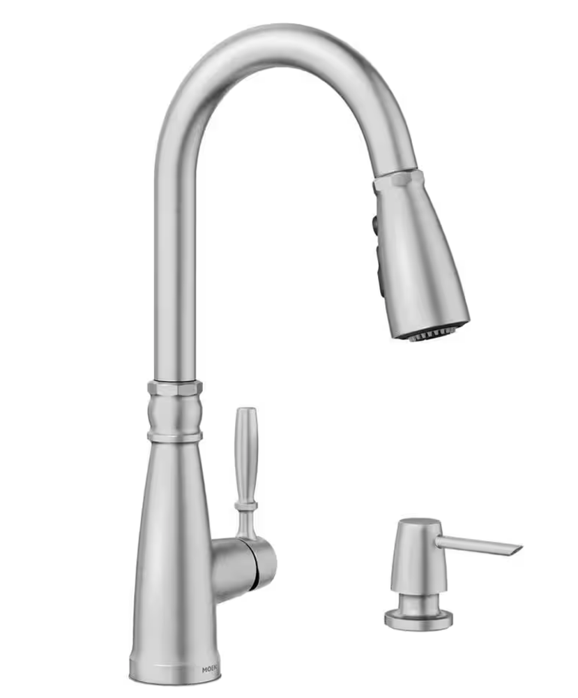 Moen 87162SRS Spot Resist Stainless Steel Boman Pull Down Kitchen Faucet