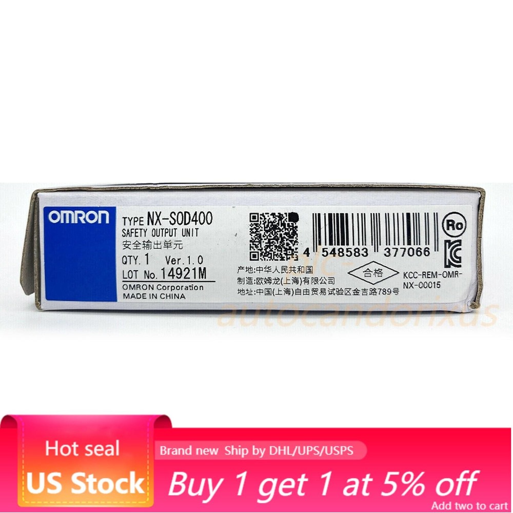 NX-SOD400 1PC Brand NEW In Box Omron NX-SOD400 Safety output unit US Free TAX