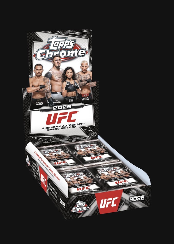2026 Topps Chrome UFC Hobby Box Brand New PreSale