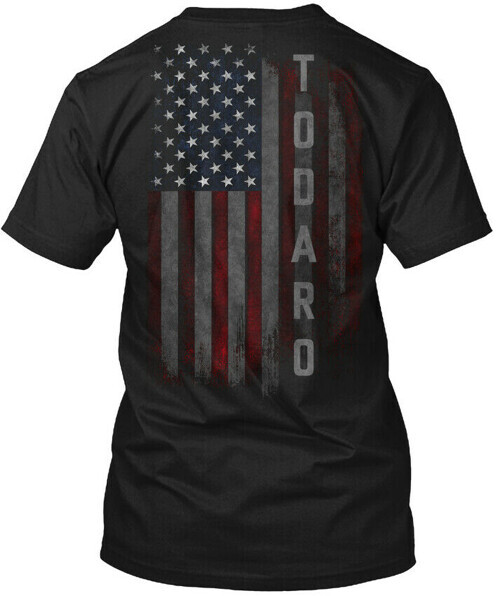 Todaro Family American Flag T-Shirt Made in the USA Size S to 5XL