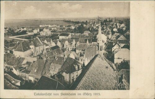 Ansichtskarte Sennheim im März 1915  (Nr.9376) Elsass