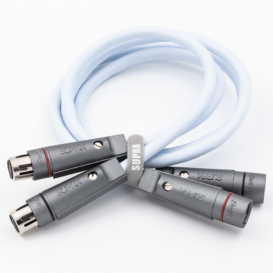 Supra XL Annorum XLR Interconnect, 1.5-meter (4.92-foot) pair, Made in Sweden !