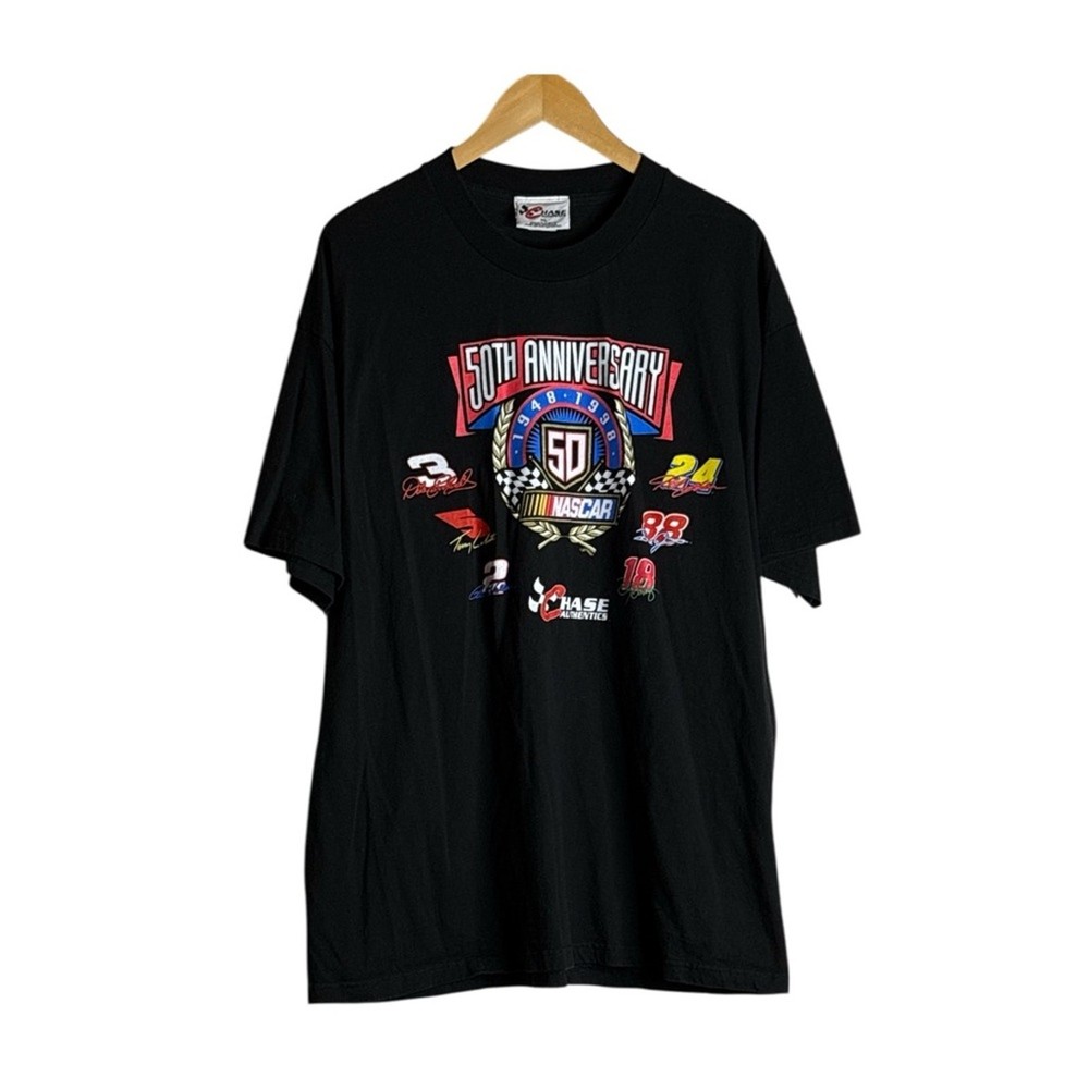 NASCAR 50th Anniversary Graphic Tee Sz XL. 1998