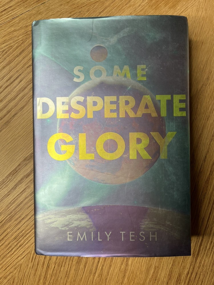 Some Desperate Glory, Illumicrate Edition, signed by Emily Tesh Sprayed Edges
