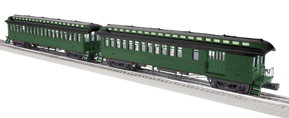 LIONEL 2227470 Southern Wood Combine/Coach