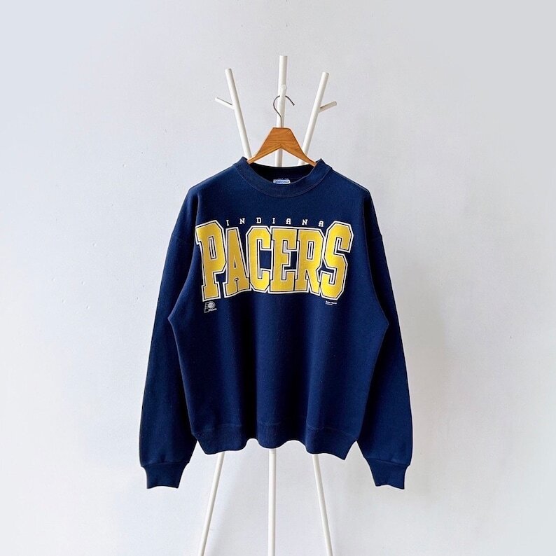 Indiana Pacers NBA sweatshirt, NBA navy sweatshirt, basketball shirt QT118