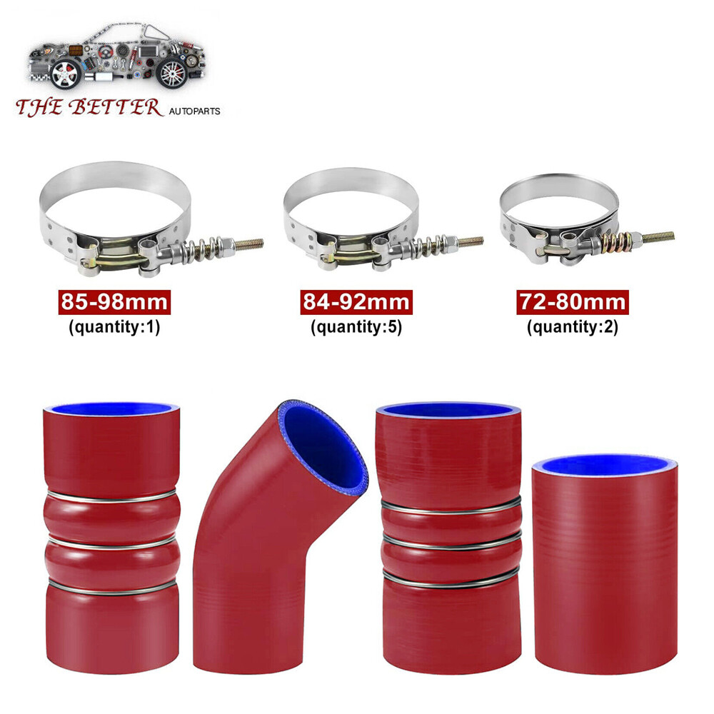 Turbo Intercooler kit Pipe Boot CAC Fits For Ford 6.0L 03-07 F250 F350 F450 F550