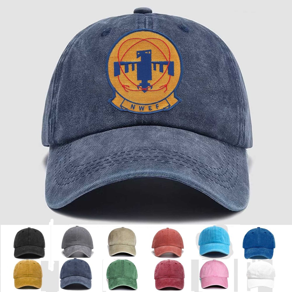 Custom Embroidered Hat Naval Weapons Evaluation Facility Albuquerque NM, Gift