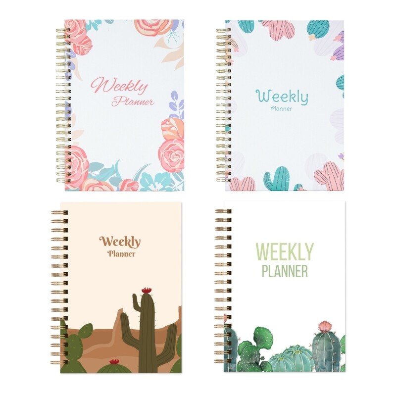 Daily Weekly Planner Agenda Notebook Weekly Goals Schedules Stationery