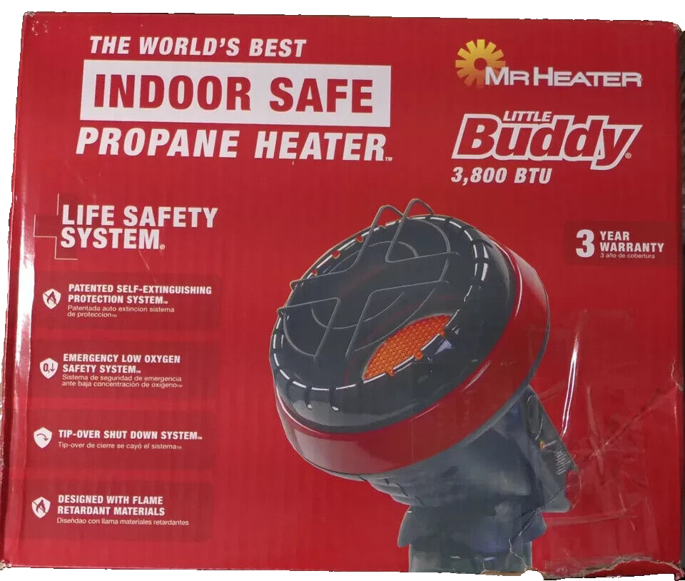 Mr Heater F215100 Little Buddy Heater 3800 BTU 95 sq-ft