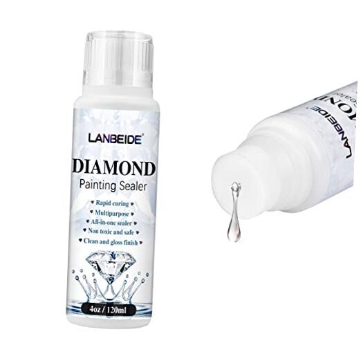 Diamond Painting Sealer 120ML, 5D Diamond Painting Glue Permanent 120ML*1 Pack