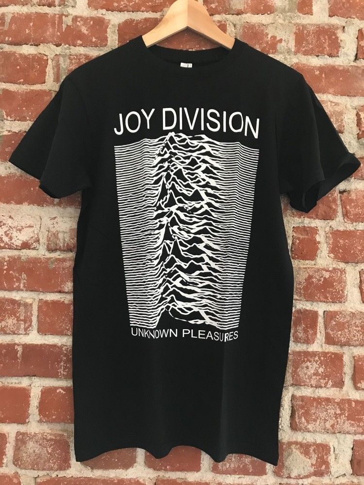 Officially Licensed Joy Division Unknown Pleasures Graphic T-Shirt