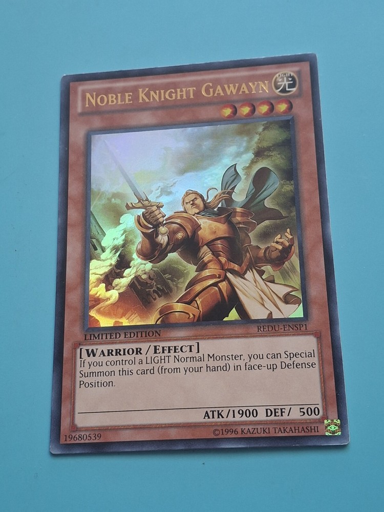 Noble Knight Gawayn Ultra Rare REDU-ENSP1 Yugioh Card LP Condition  