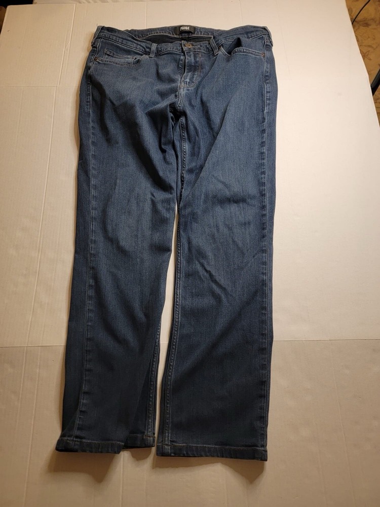Paige Men’s Jeans 34  Blue Federal Stretch Graham