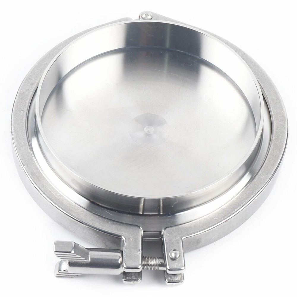 6inch End Cap&Weld On Tri-clamp&Ferrule&Gasket Sanitary Stainless Steel Silver