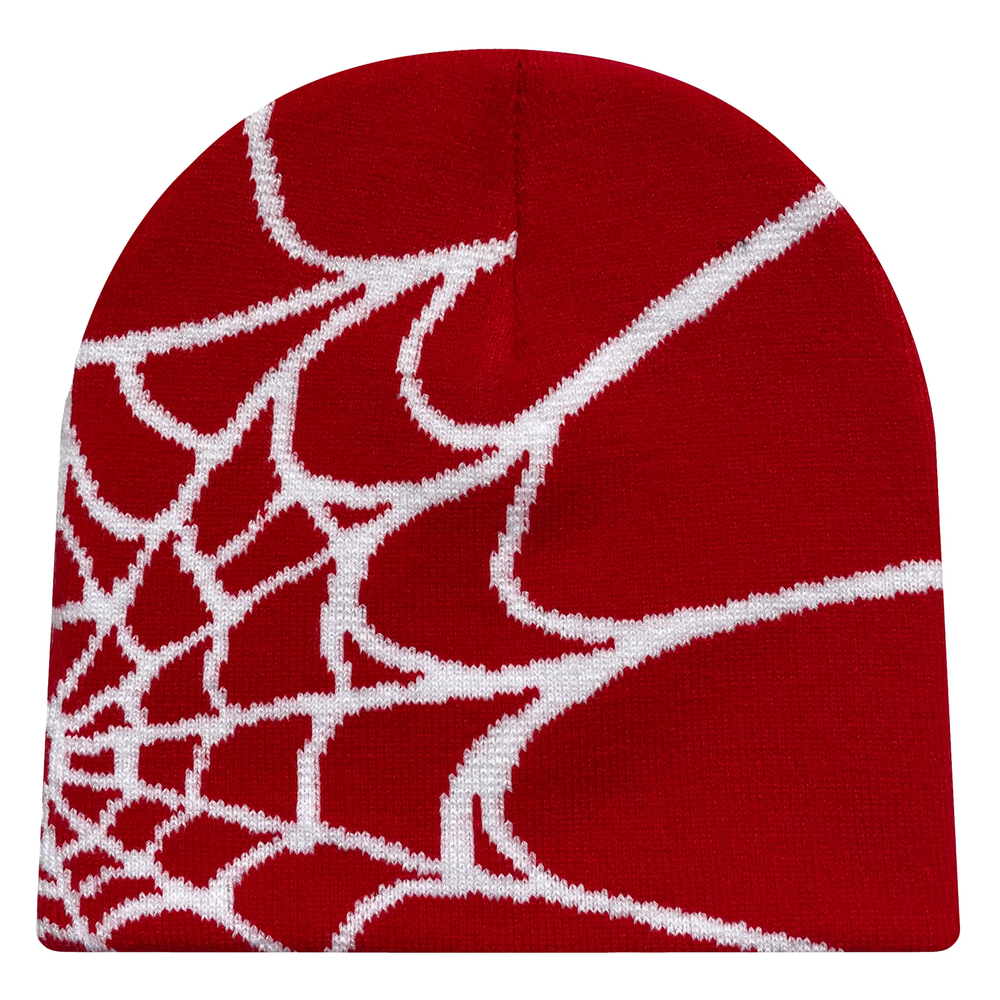 Four Seasons Men'S and Women'S Universal Y2K Knit Hat Spider Web Riding Outdoor