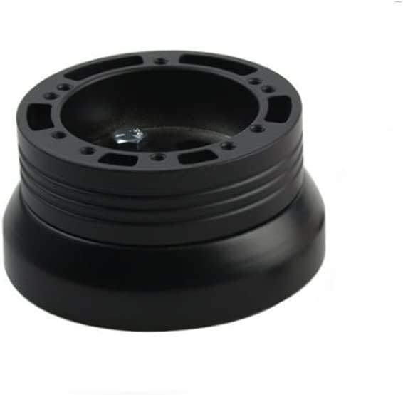 Universal 5/6 Hole Black Wheel Hub Adapter with Hex Bolts & Installation Guide
