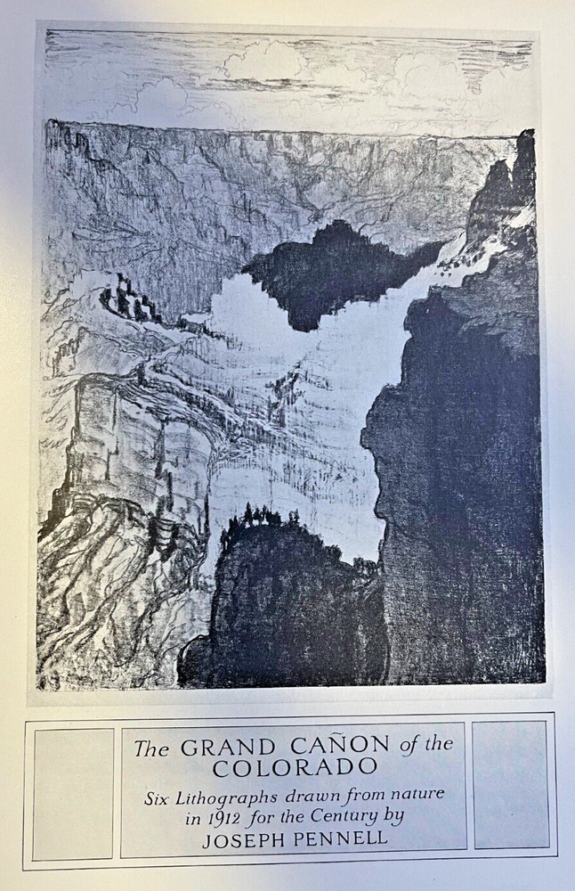 1913 Joseph Pennell Illustrations of Grand Canon of the Colorado (6)