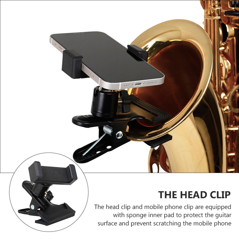 Portable Ukulele Smartphone Holder for Video Recording
