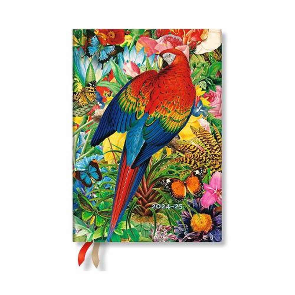 Tropical Garden (Nature Montages) Midi 12-month Horizontal Hardback Dayplanner 2