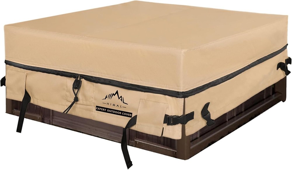 Square hot tub cover, waterproof, UV protection, SPA cover