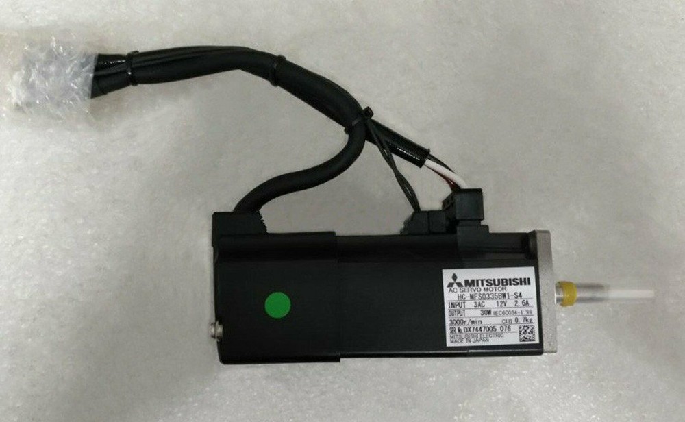 Used Mitsubishi AC Servo Motor HC-MFS0335BW1-S4 Tested In Good Condition