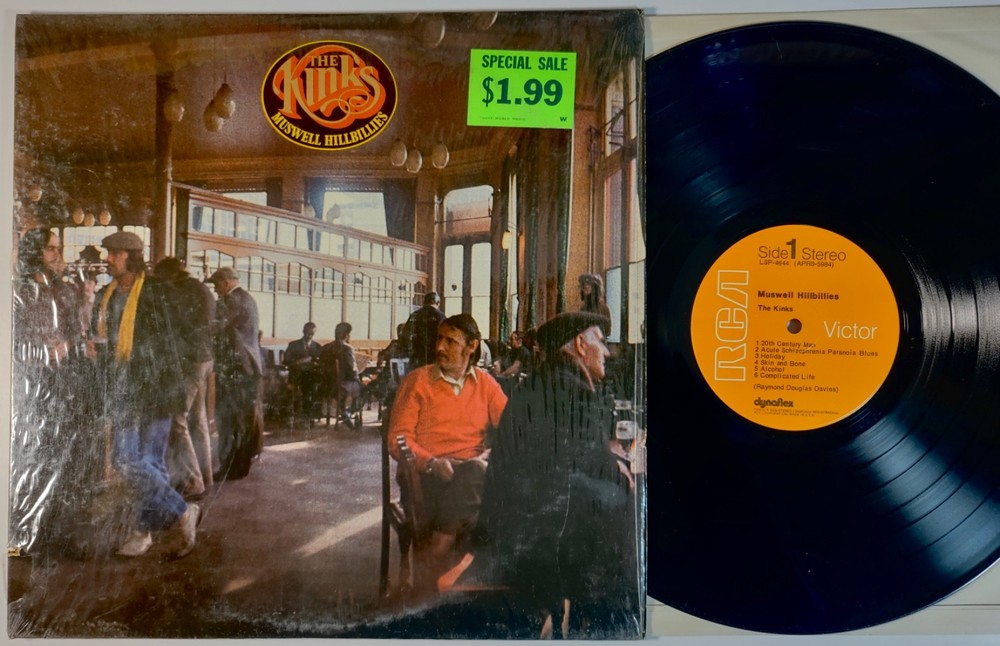 Kinks, the Muswell Hillbillies LP Still in shrink p