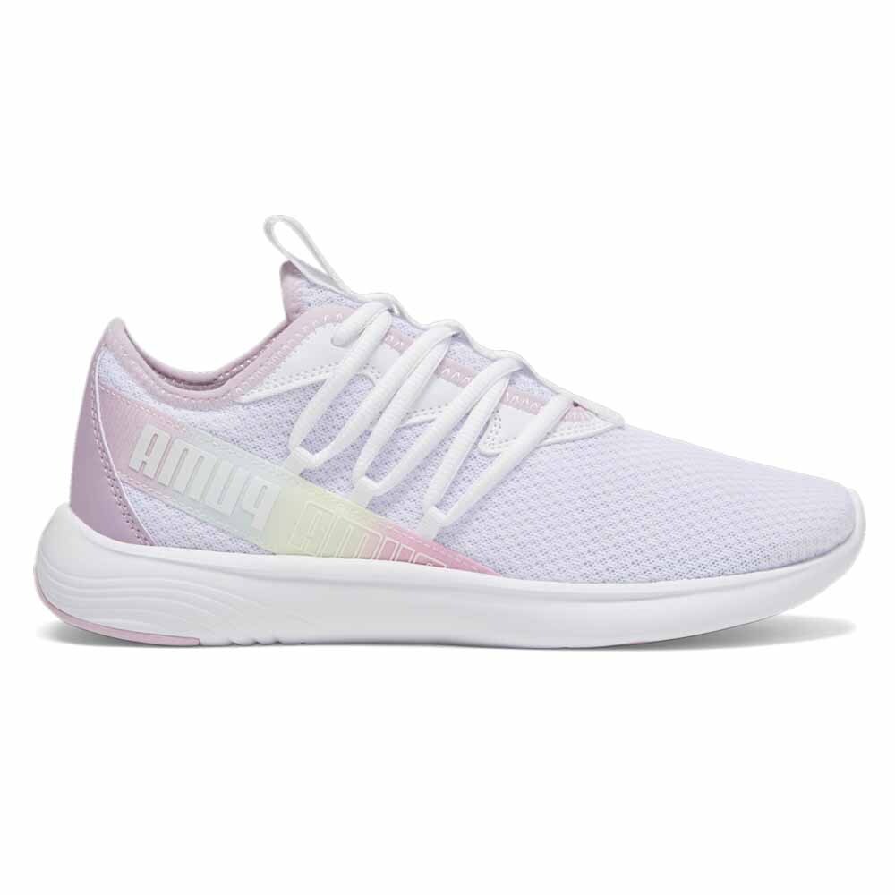 Puma Star Vital Stripe Womens White Running Sneakers Athletic Shoes 37981002