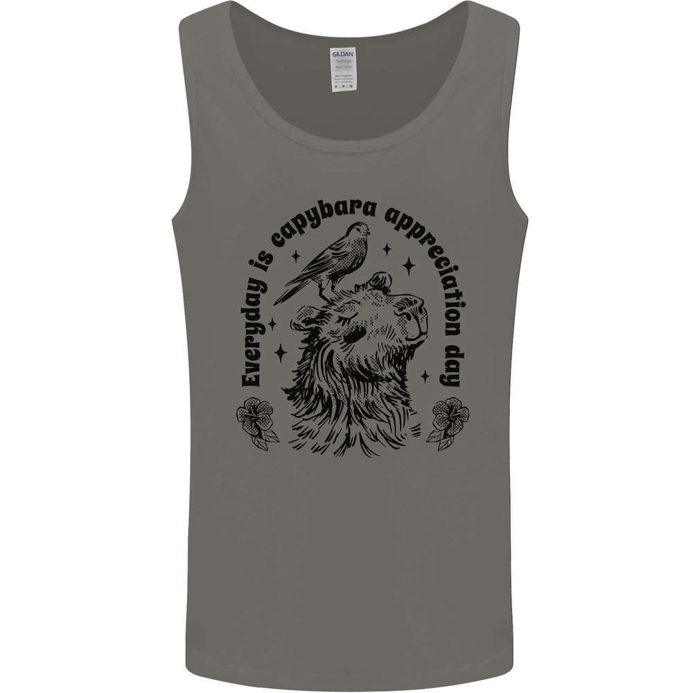 Capybara Appreciation Day Mens Vest Tank Top