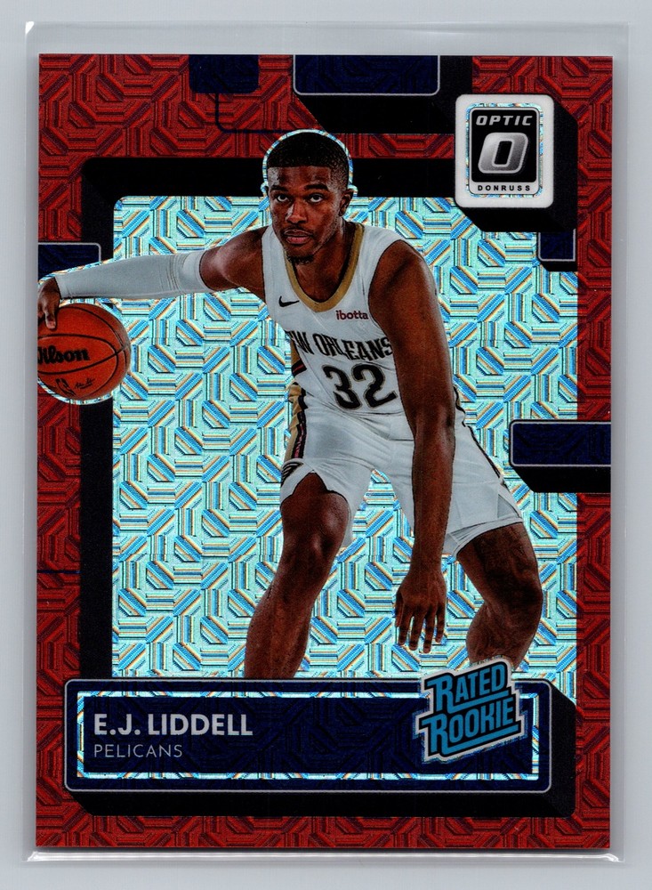 2022-23 Donruss Optic E.J. Liddell Choice Red #207 RC /88