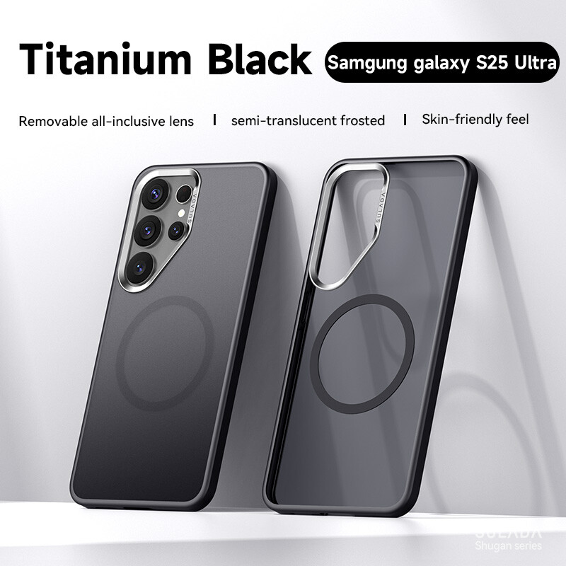 Mag Safe Case Fr Samsung Galaxy S25 Ultra S25+ S25 Transluscent Shockproof Cover