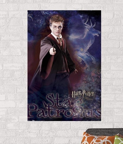 Trends International Harry Potter Order of the Phoenix Patronus Wall Poster  