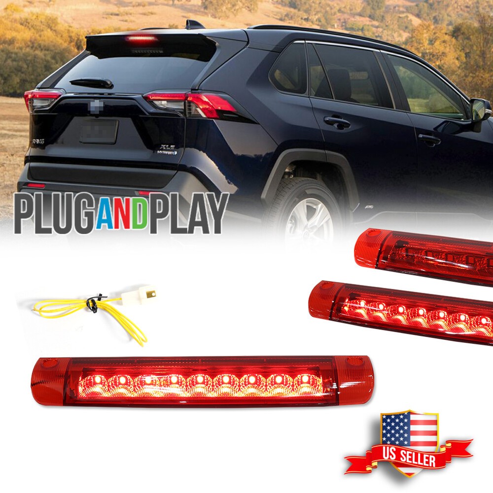 JDM Red Lens 9LED 3rd Brake Light Assy For Toyota Crolla Sequoia Highlander RAV4