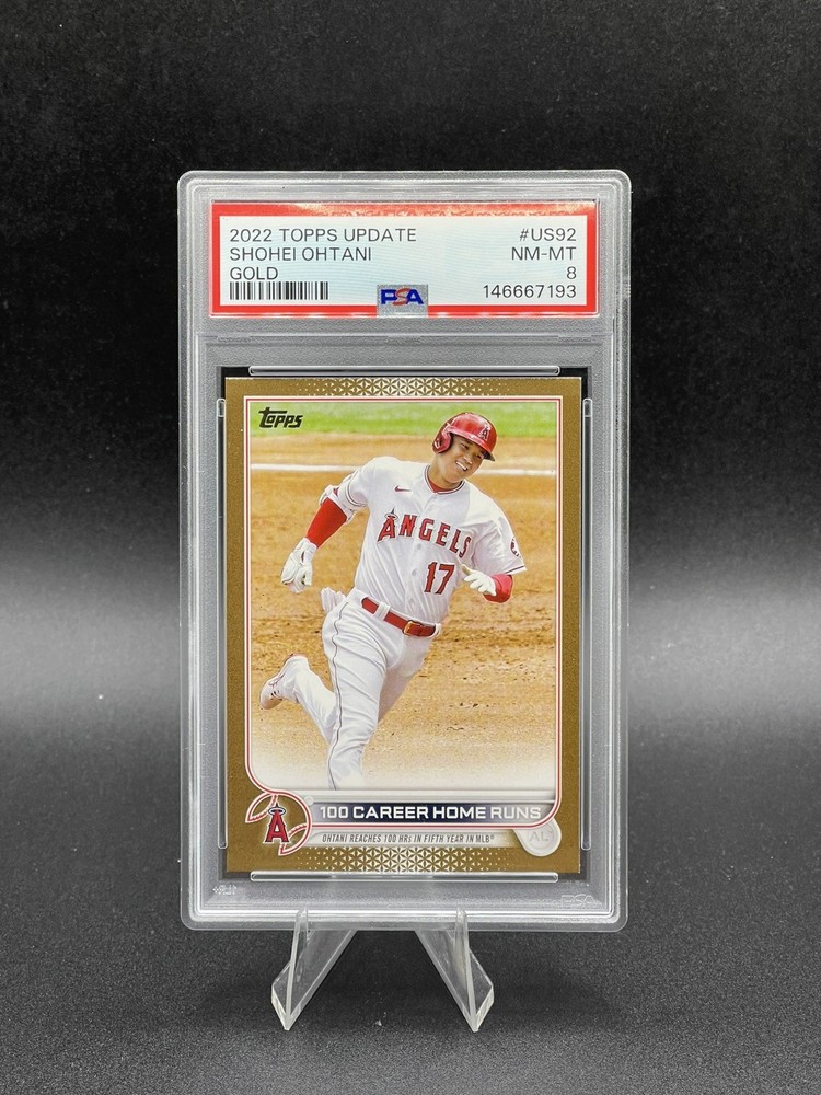 2022 Topps Update Series - Checklist Shohei Ohtani #US92 Gold /2022