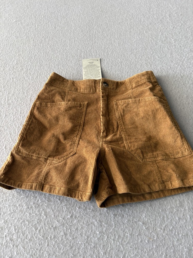 KAVU Shorts Womens 6 Brown Corduroy Shore Thing Utility New With Tags Casual