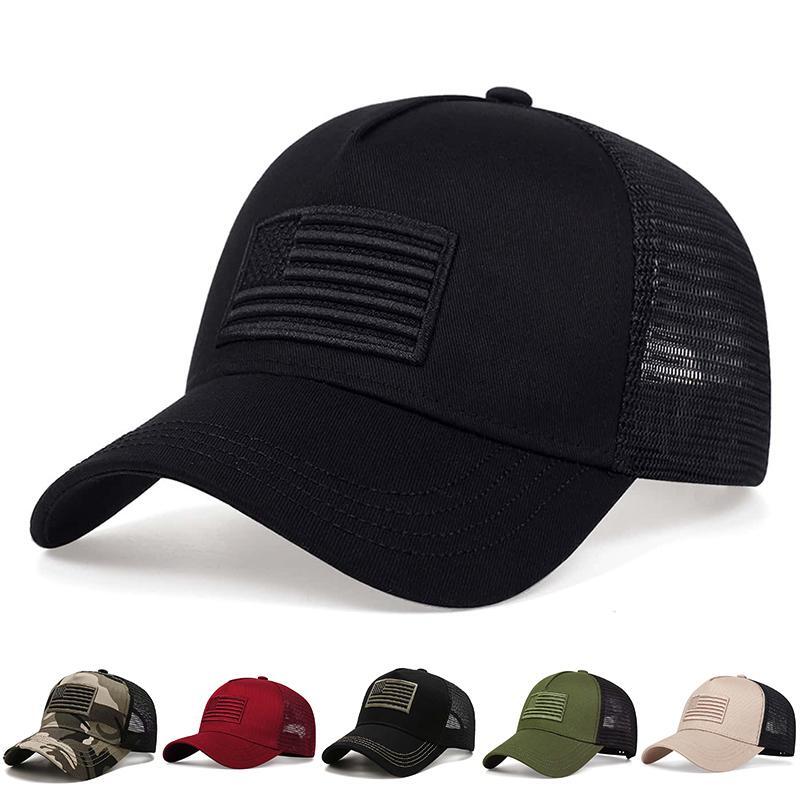 Gorra de Beisbol para Hombres Moda Snapback Bandera EE.UU. Sombrero Ajustable