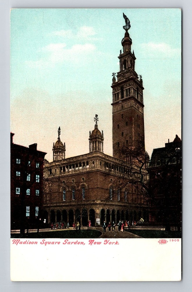New York City NY, Madison Square Garden, Vintage Postcard
